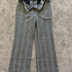 Amanda & Chelsea Black & Gray Checkered Pants